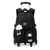 Zaino con ruote per bambini Borsa da scuola per studenti Zaini con rotelle Borsa Bambini Ragazze Trolley scolastico Borsa da scuola con ruote Zaino per libri