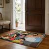 Cartoon Funny BBobs BBurgers Floor Mat Soft Flannel Absorbent Mat Non-Slip Rug Home Bedroom Bathroom
