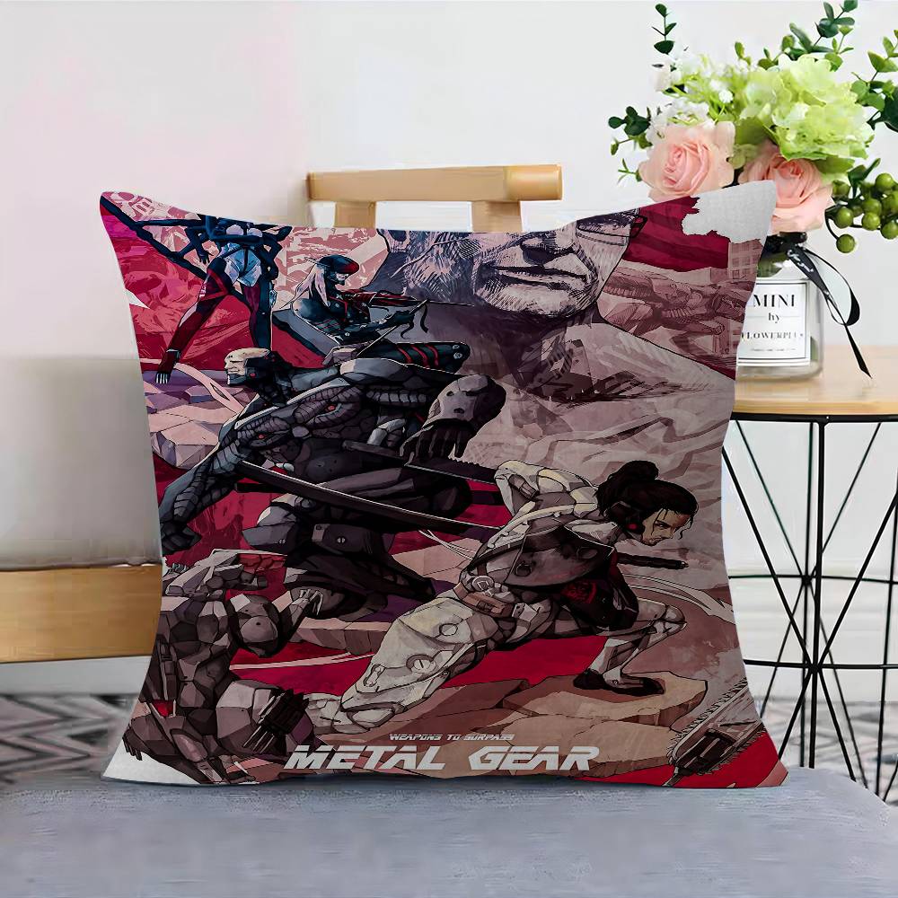 Game Metal Gear Rising Revengeance Pillowcase Toon Gift Cushion Cover Bedroom Home Sofa Chair Seat Decor Pillow Case