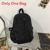 Classic Nylon Student Backpack With Design For School And College Use