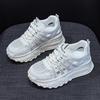 Dad Shoes Mesh Breathable Hollow Women's 2025 New Casual Fashion Sports Explosion Thick Sole Inner Height Increase Women's Shoes