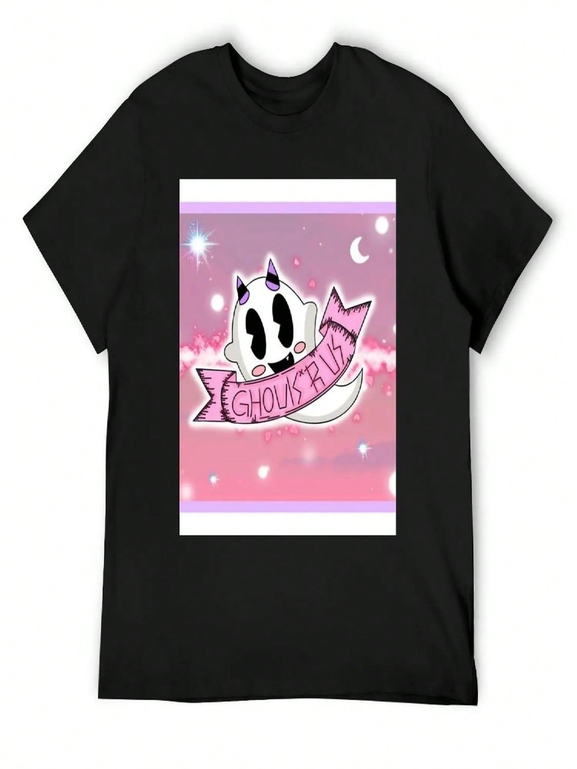 Kawaii Ghouly T-Shirt Basketball Graphic Tees Tops Boys Animal Print unisex Tshirt S разноцветный