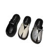 European Station thick-soled bag head half slippers women's summer wear 2025 new fashion versatile one-pedal lazy sandals