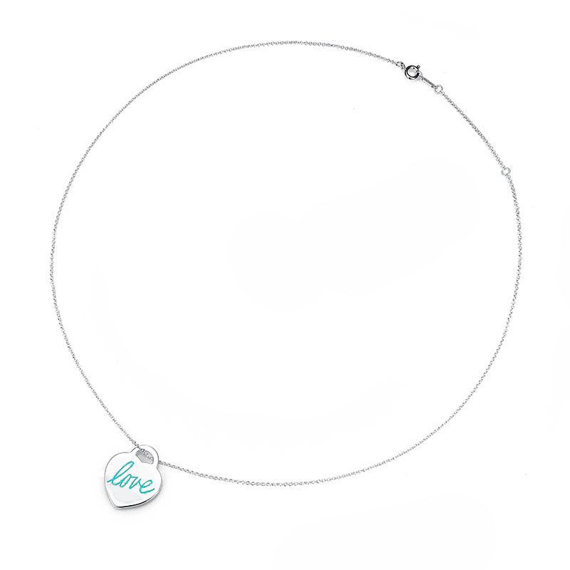 High-End Women's Charm Necklace with Heart-Shaped Pendant Trendy Link Chain Jewelry for Parties Gifts Anniversaries