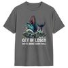 Unisexs TShirts Christian Meme Get in Loser Were Doing Gods Will Humorous Cotton Tees Short Sleeve T Shirt Round Neck Clothes