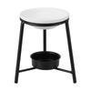 Tripod Wrought Iron Disc Fragrance Stove, Heated Essential Oil Stove Household Black Aromatherapy Stove Candlestick