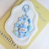 Cartoon Rabbit Keychain Pendant Cute Little Dinosaur Silicone Cute Bag Pendant Accessories Girlfriend Couple Gift
