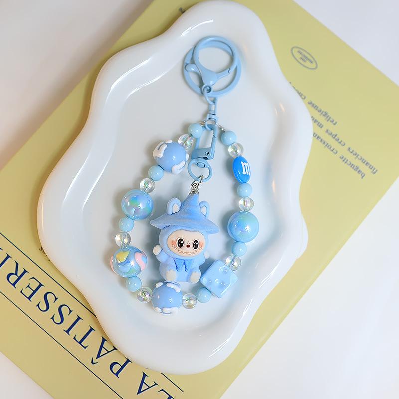 Cartoon Rabbit Keychain Pendant Cute Little Dinosaur Silicone Cute Bag Pendant Accessories Girlfriend Couple Gift