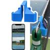 Supporto Staffa per Fotocamera da Tennis Sicuro Supporto per Telefono Action Camera con Clip per Rete Fence Supporto Fotocamera Stampato 3D per Partita di Tennis