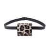 Women's Fashion Belt Bag Small Waist Pack Casual Versatile Leather Belt Square Mini Bag with Adjustable Strap for Daily Use