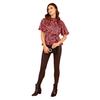 Mela London Womens/Ladies Animal Print High-Neck Blouse