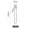 Adjustable Multi-Function Bottle Opener Stainless Steel Lids Off Jar Opener Labor-Saving Screw Can Opener for Kitchen Tools