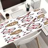 Baseball Theme Mouse Pad, Non Slip Rubber Base, Multifunctional Office & Home Decor, Perfect for Workspace Personalization.
