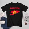 Mehr Design Kirgisische Flagge Kirgisen Unisex T-Shirts T-Shirts Rundhals T-Shirts Unisex Jungen Kleidung 100% Baumwolle
