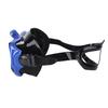 Swimming Snorkeling Goggles HD Waterproof Antifog Diving Goggles With Nose Cover For Men Women Blue