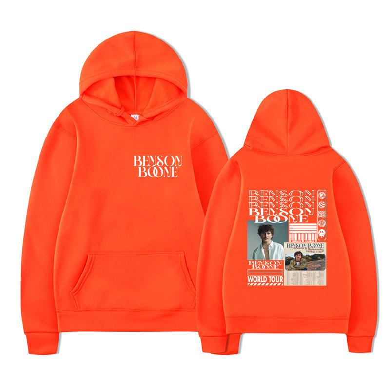 Hooded Sweater Harajuku Funny Benson Boone Sweater, Long Sleeve Men'S And Women'S Pullover