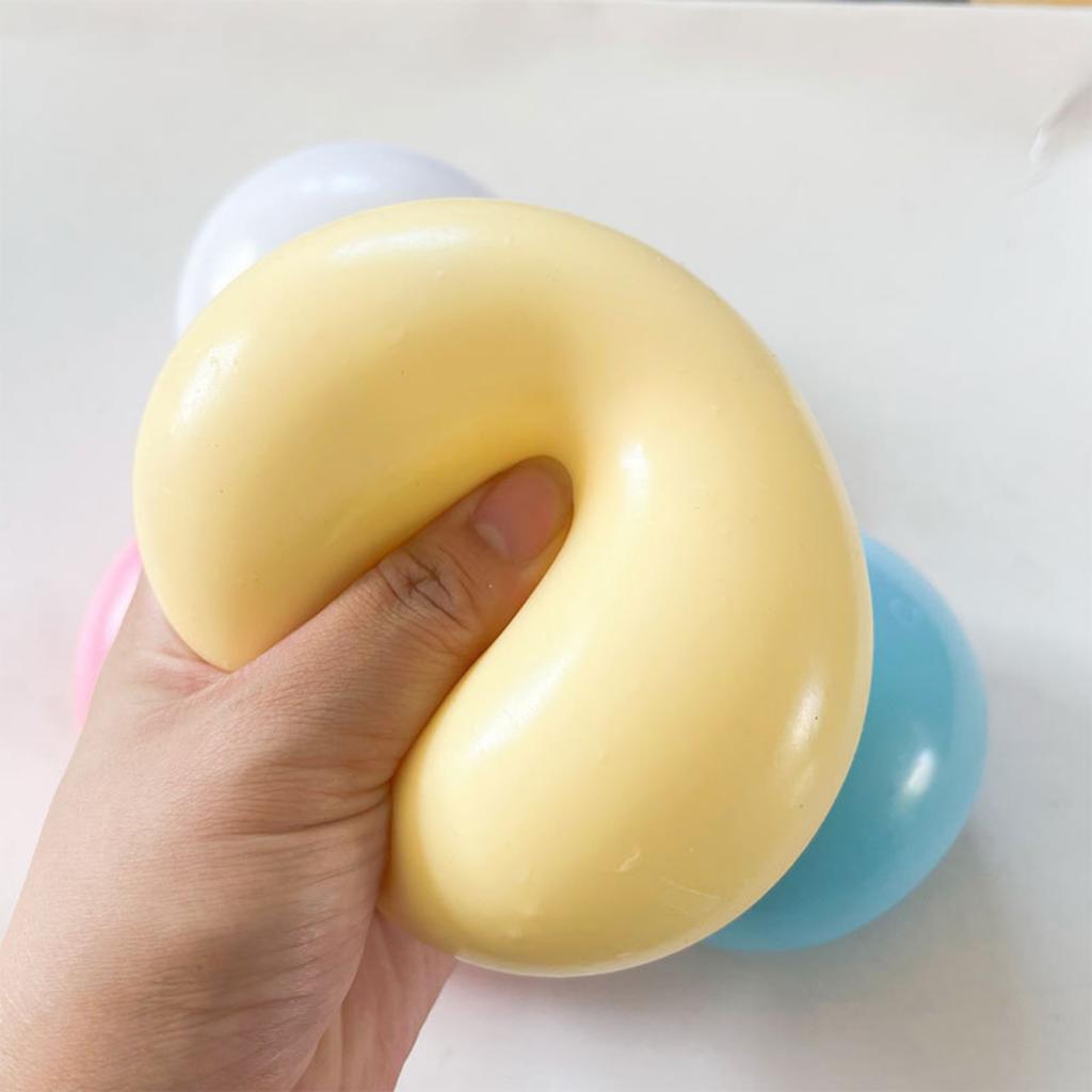 Großer Stressabbau-Knetball für Schreibtisch, Handübung und Entspannung, Sensorisches Spielzeug für Erwachsene und Kinder, 10 cm, Weiches Material