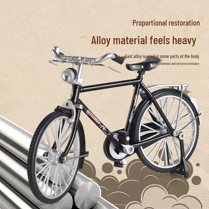 Classic 28" DIY Alloy Bicycle Model Toy Ornament