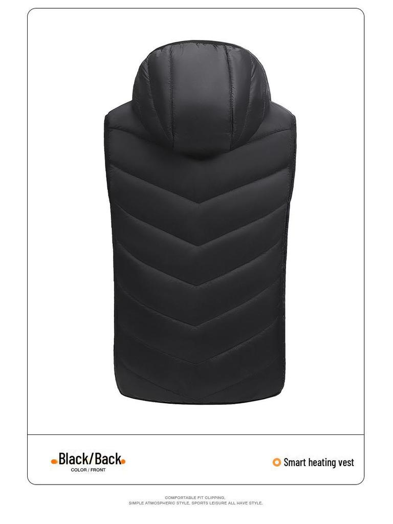 Children's Electric Heating Vest: Intelligent, Full-Body Warmth with Ten-Zone Heating for Outdoor Use.