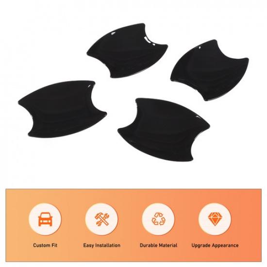 Glossy Piano Black Exterior Door Bowl Trim For Honda Pilot 23+/Passport 2026