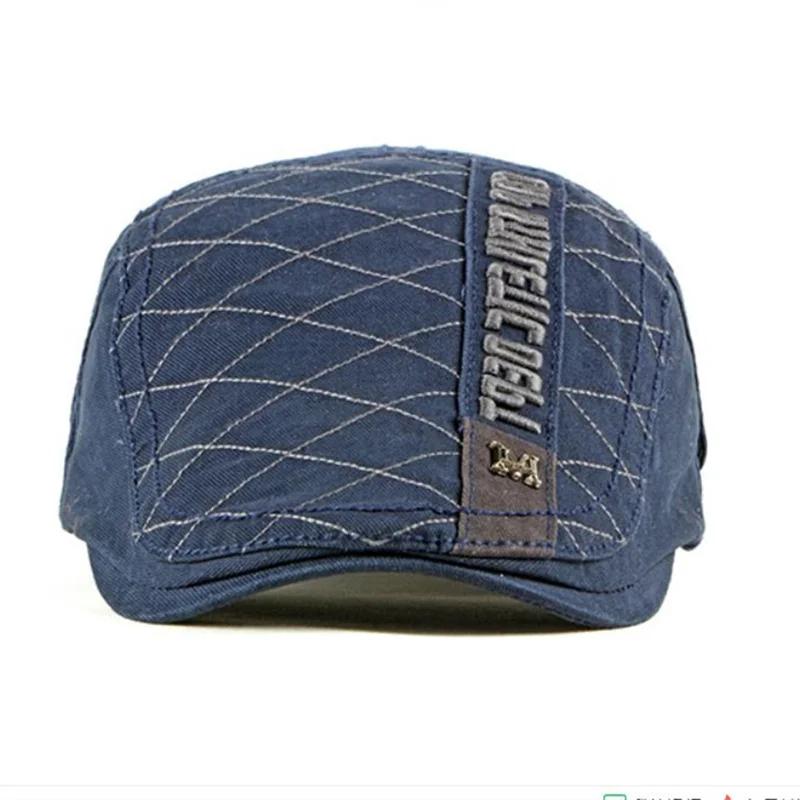 Spring and Summer Cotton Embroidery Newsboy Caps Flat Cap Men and Women Painter Beret Hats 112