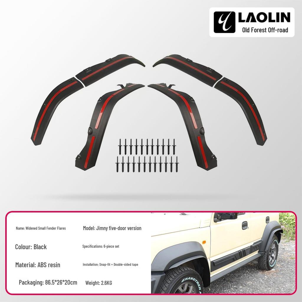 2019-2025 Jimny JB74 Off-Road Mud Flaps & Fender Flares