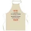 Tablier De Cuisine - Axel - Impression Bretonne - Coton Épais Résistant - Impression Fabriquée En France