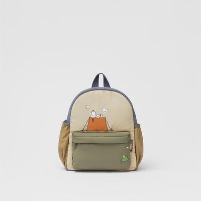 Nuova Tenda Piccola Leggera con Stampa Snoopy Zaino per Bambini Asilo Nido Piccola Borsa da Scuola Zaino Cartone Animato Carino