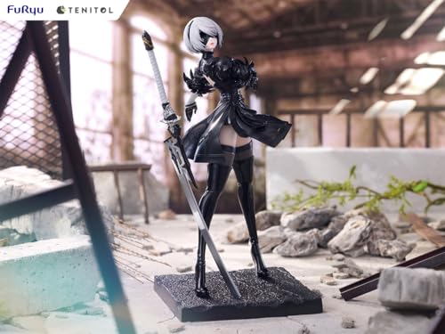 Furyu "NieR:Automata Ver. 1.1a" TENITOL 2B (YoRHa No. 2 Type B) Non-scale ATBC-PVC Pre-painted Complete Figure (AMU-TNL0101) Approximately 220mm Tall