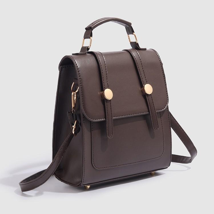 Women's Backpack 2025 New Fashion Versatile Retro Student Small Backpack Multifunctional Handheld Travel Bag Trendy