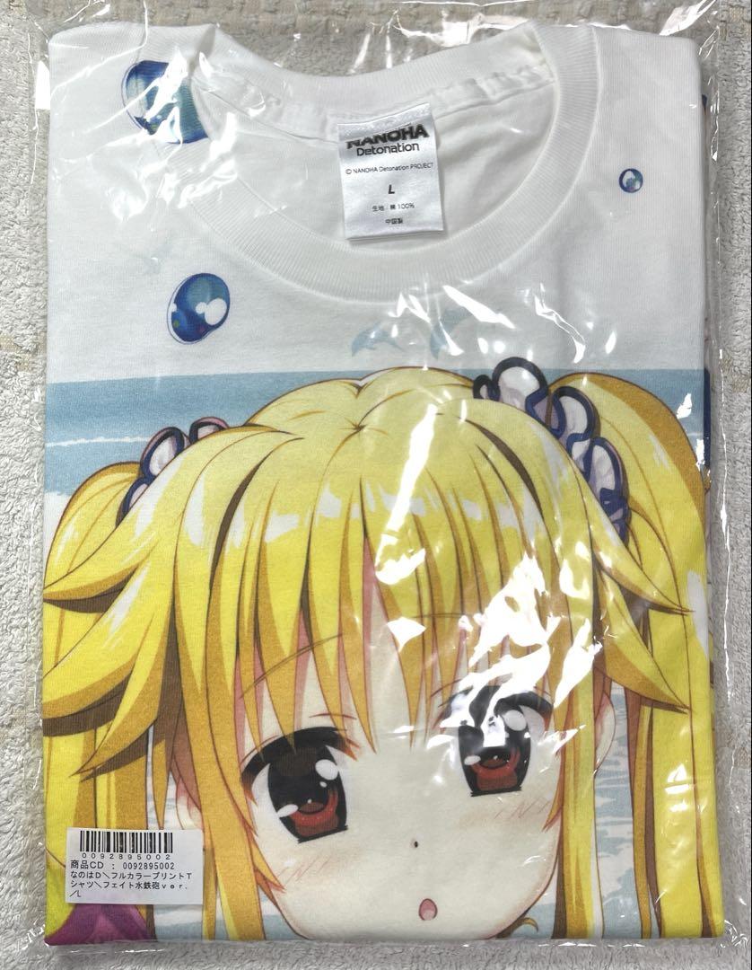 

[USED] Magical Girl Lyrical Nanoha Detonation Fate T-shirt L size