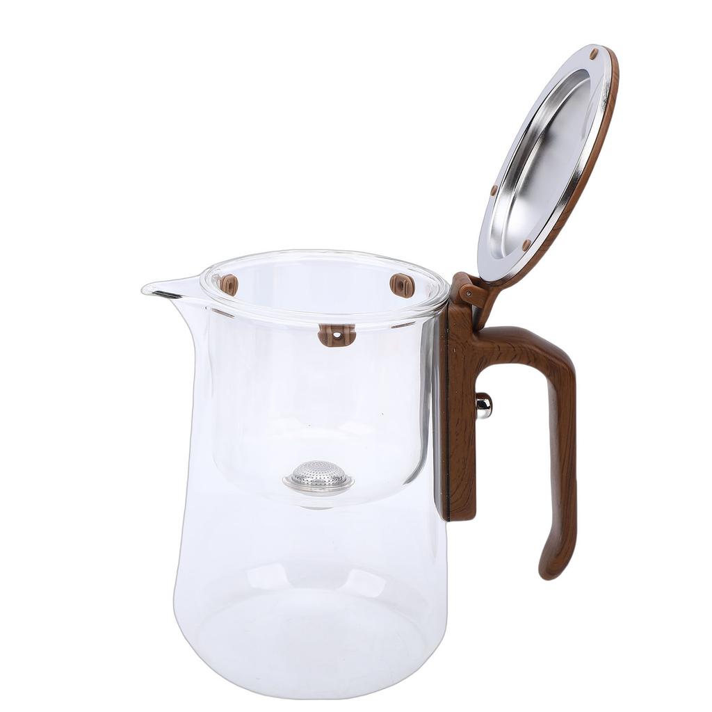 Enchant Tea Pot Large Capacity Transparent Magnetic Water Separation Teapot with Detachable Infuser for Home Restaurant