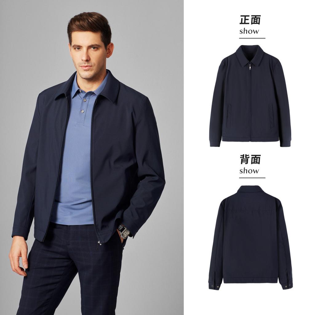Classic and versatile hot item: autumn and winter business, casual, easy to take care of, fit, collar, short jacket, men's jacket