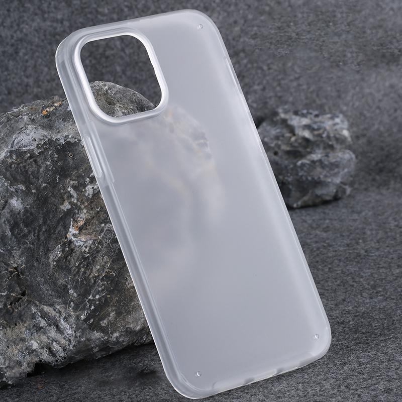 

X-LEVEL For iPhone 12/12 Pro Case PC+TPU Matte Shockproof Cell Phone Cover Transparent
