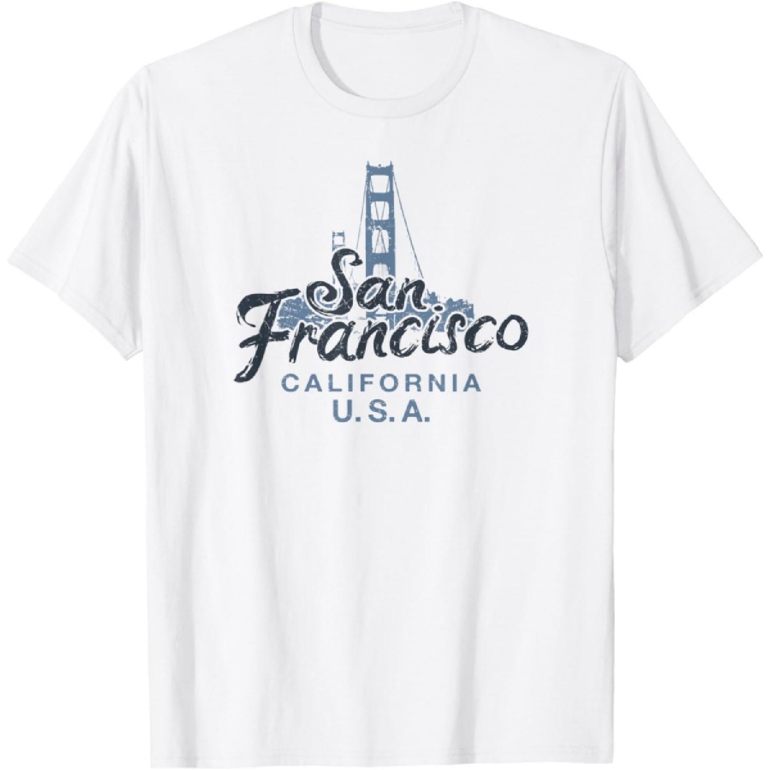 San Francisco Golden Gate Bridge Vintage California T-Shirt S