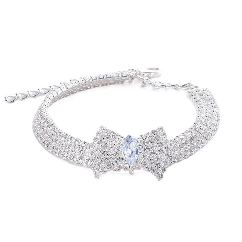 

Jewelry Pendant Puppy Accessories For Cat and Dog Pet Supplies Cat Jewelry Pet Collar Dog Necklace L серебряный