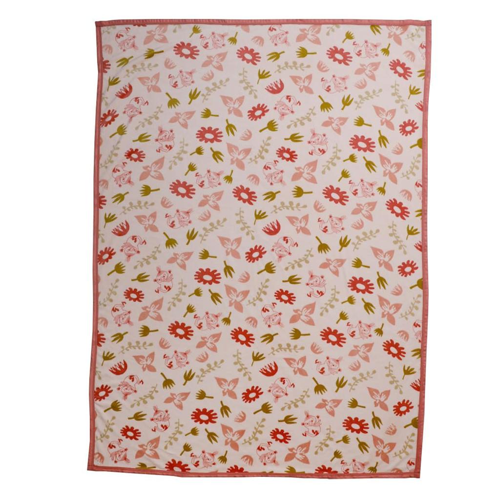 Marushin Moomin Little My Blanket in Herbal Pink, Cute Character Blanket, Fluffy and Stylish, 1475014300