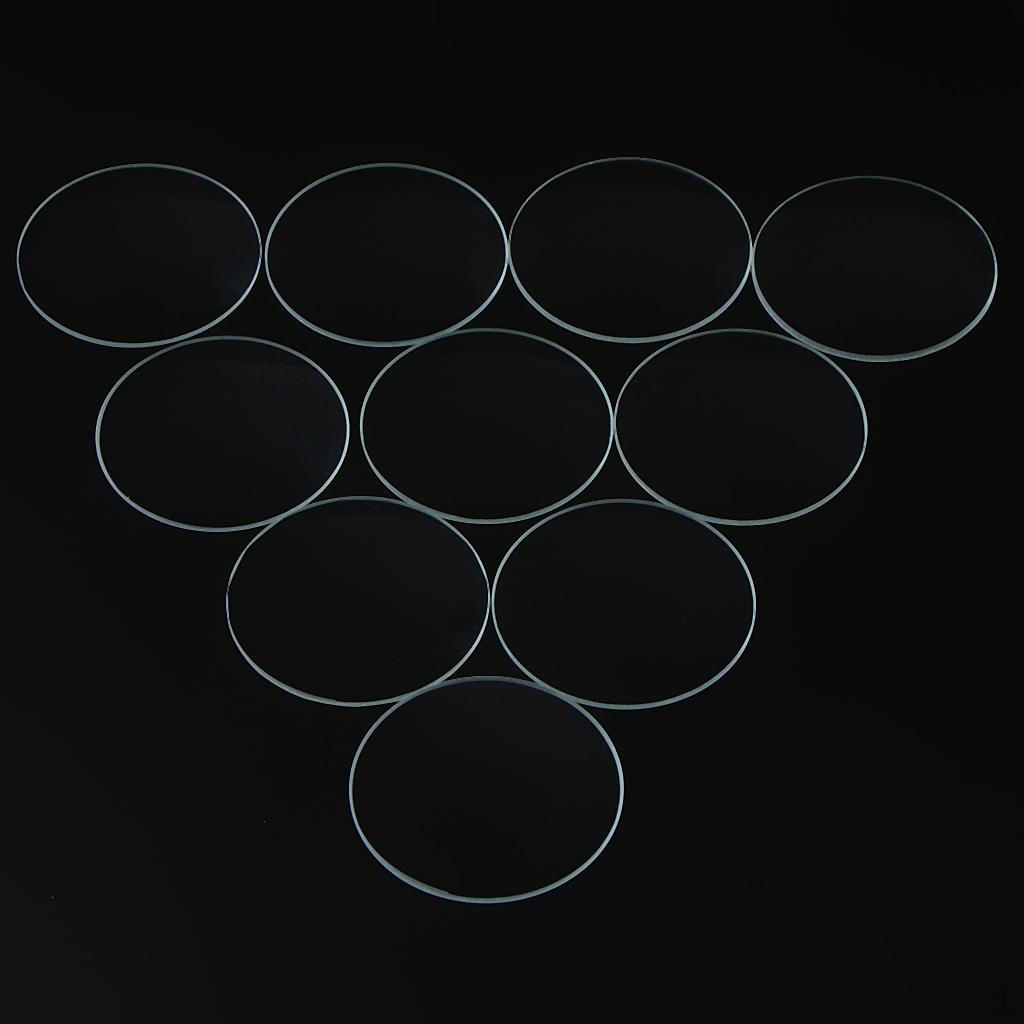 Прозрачная минеральная сменная деталь Часовщик 37.5mm