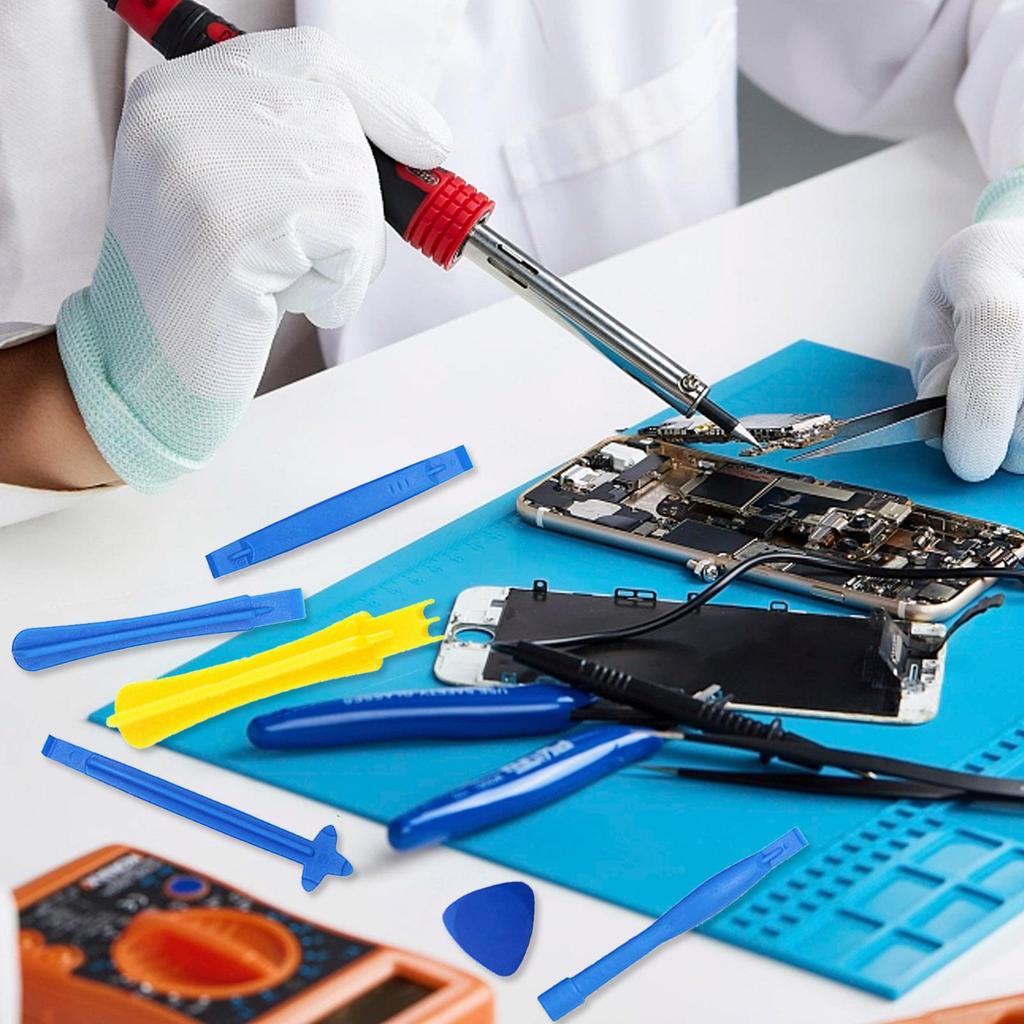 12 Stück Universelle Kunststoff Spudger Hebelwerkzeuge Schaufel Handy Bildschirm Öffnungswerkzeuge Reparaturset Für IPhone Laptop Reparaturwerkzeuge