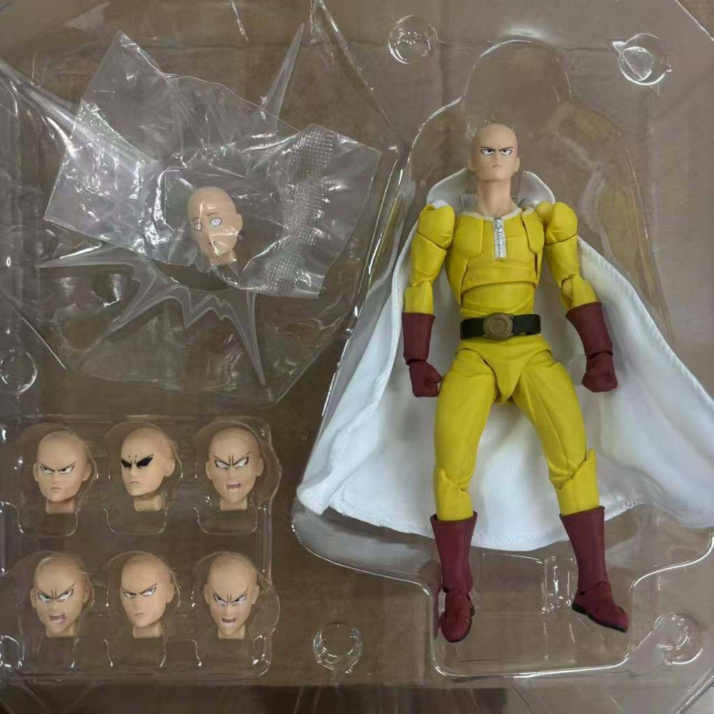 One Punch Man Saitama Genos Action Figure Pvc 16cm Collectible Toy For Fans Saitama