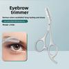Metal Texture Eyebrow Scissors Built-in Comb Grooming Tool New Eyebrow Trimmer  Creating Eyebrows