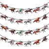 24 PCS Derby Decorations, Horse Racing Banner, Horse Run for Roses Hanging Banners, Derby Day Banners Horse Garland Decorations for Kentucky Party