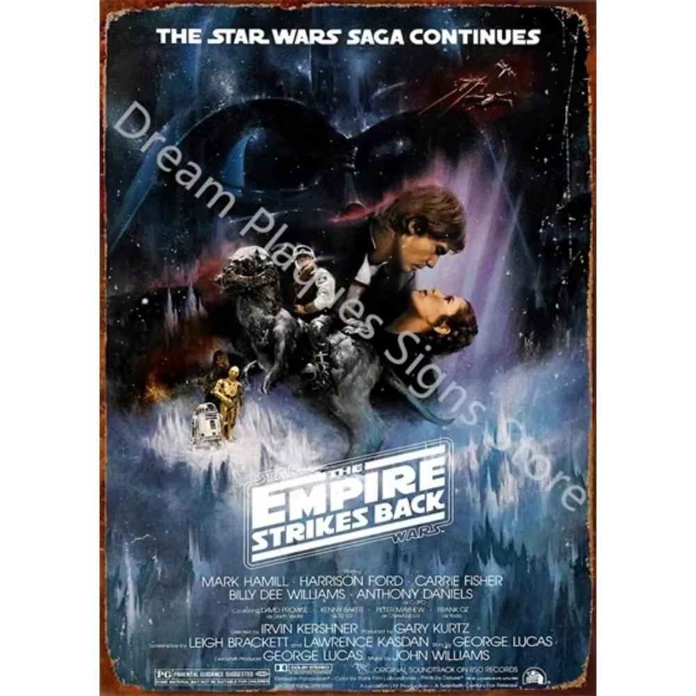 Movie Vintage Metal Sign Retro Cinema Wall Art Poster for Home Room Decor Aesthetic Wall Decoration Plaque Gift for Movie Lovers