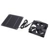 Solar Panel Fan Kit Solar Powered Exhaust Ventilation 4W for Small Greenhouses Sheds Pet Houses