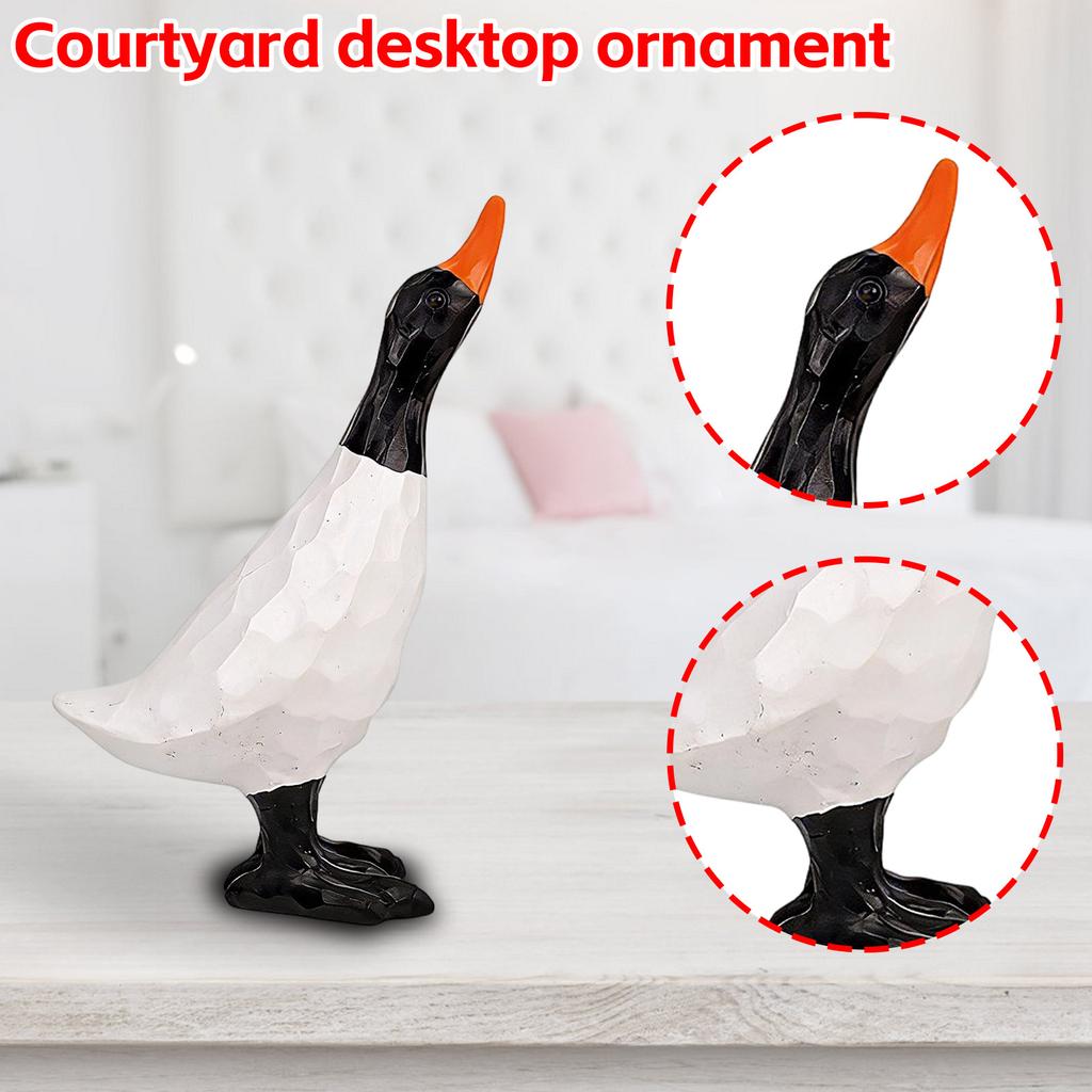 Garden Ornaments With Crooked Heads For Courtyard Decoration