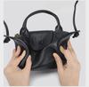 Mini borsa a tracolla in vera pelle – Borsa a tracolla quadrata alla moda da donna