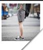 Men's Korean Style Cotton Linen Beach Shorts - Casual Plus Size, Solid Color, Five-Point Design.