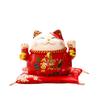 Lucky Cat Ceramic Decor: Creative Japanese Fortune Cat Small Piggy Bank - Ideal Gift for Store Openings