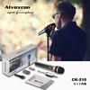 Alvoxcon Wireless Microphone Set, UHF Wireless Handheld Microphone, Karaoke, Vocal Microphone, Recording, Amplification, Camera, Smartphone, Lightweig
