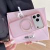 17 Applicable iPhone16Pro Matte Semi-transparent 360 Bracket Apple 15 Mobile Phone Case 14 Anti-drop 13pm Protective Case